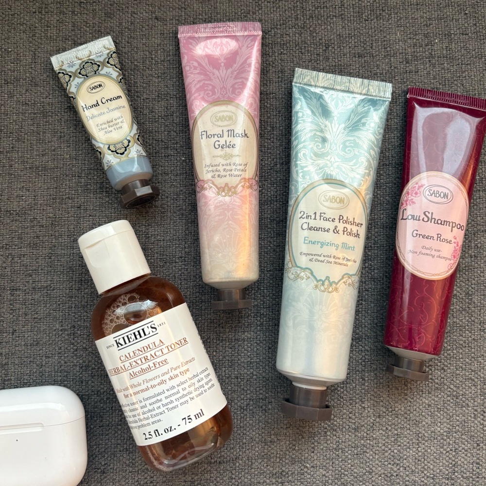 Random Assortment of Kiehl’s and Sabon Products
